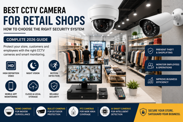 Best CCTV Camera for Retail Shops in 2026: How to Choose the Right Security System