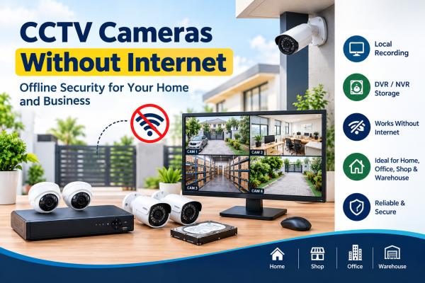 CCTV Cameras Without Internet: How to Keep Your Home and Business Secure Offline