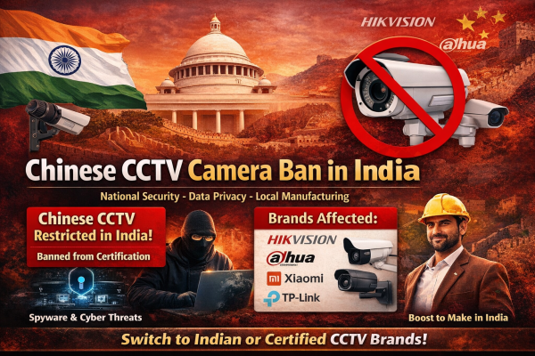 Chinese CCTV Camera Ban in India (2026): Full Details, Reasons and Impact