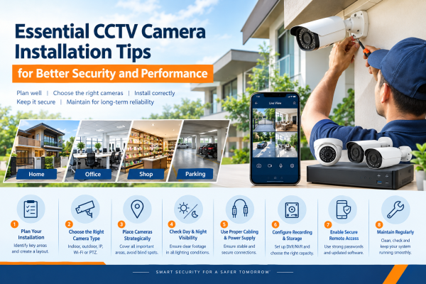 Essential CCTV Camera Installation Tips for Better Security and Performance