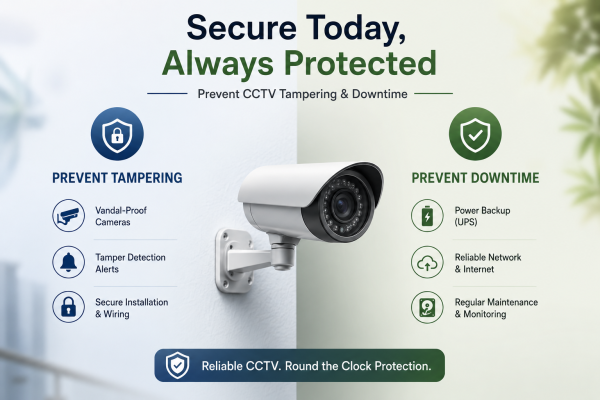 How to Prevent CCTV Camera Tampering and Downtime in India