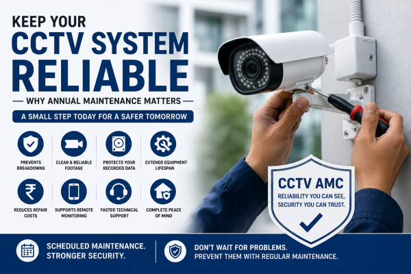 Keep Your CCTV System Reliable: Why Annual Maintenance Matters More Than Installation