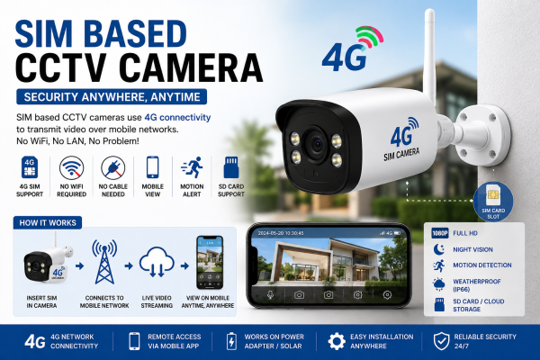 What Is a SIM Based CCTV Camera: (Complete Guide for Modern Security)