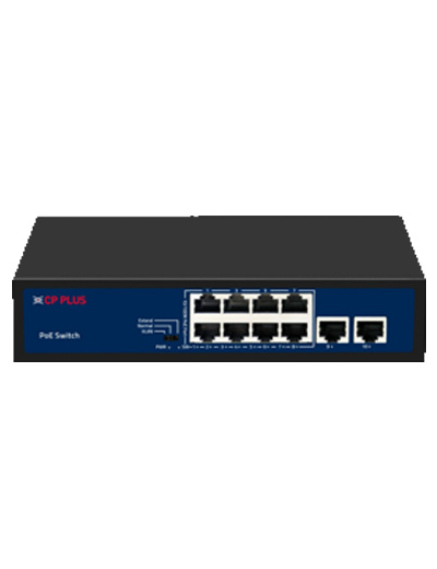CP PLUS POE SWITCH 8 PORT GIGA